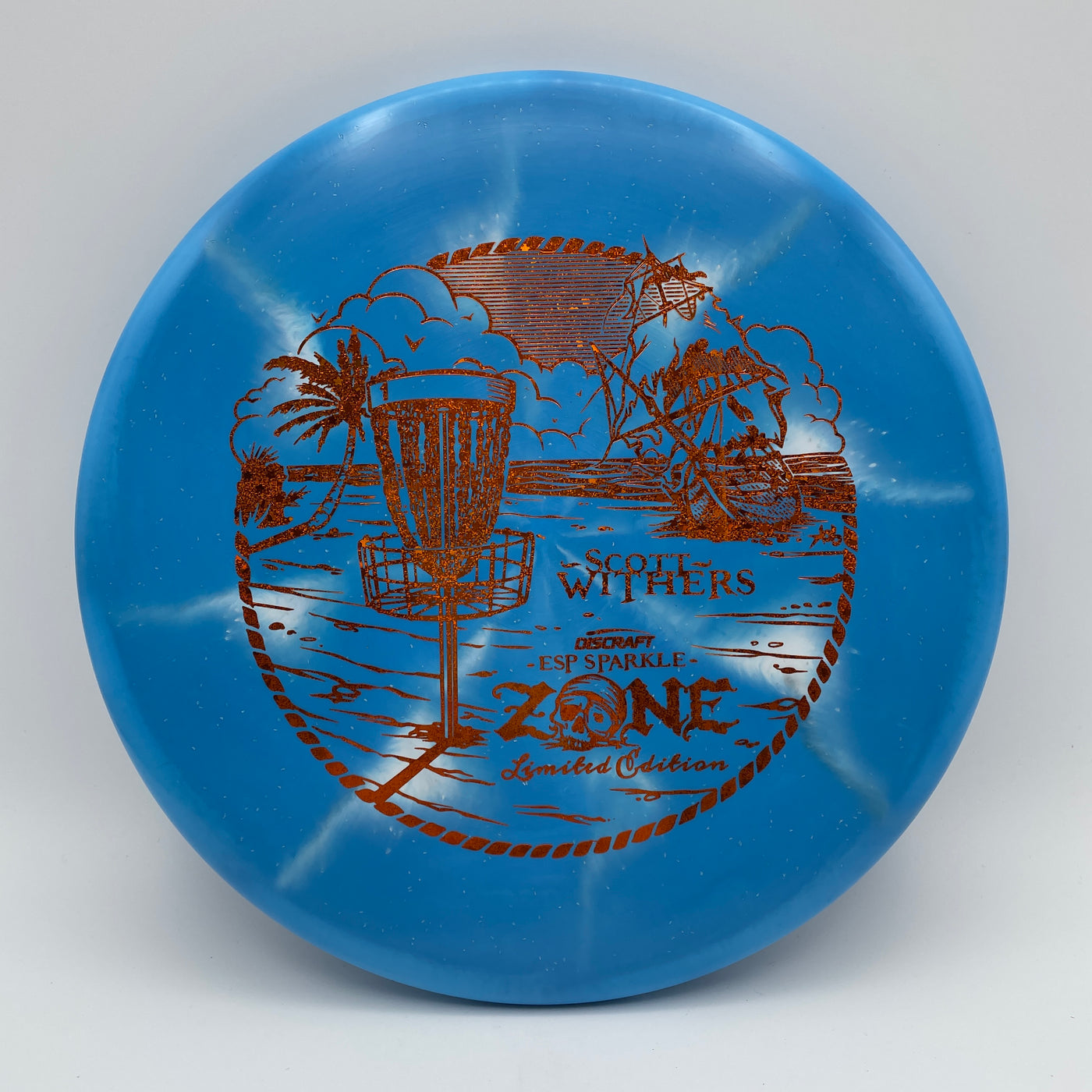 Scott Withers ESP Sparkle Zone - Orange Hidden Stars Stamp