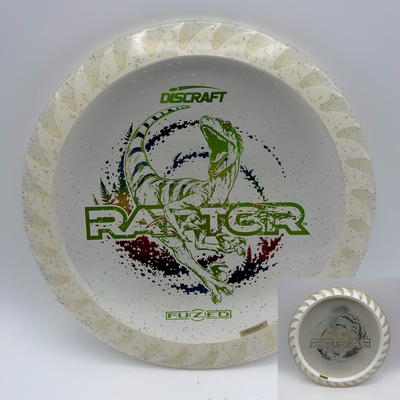 173-174 Silver Sparkle with Green/Rainbow