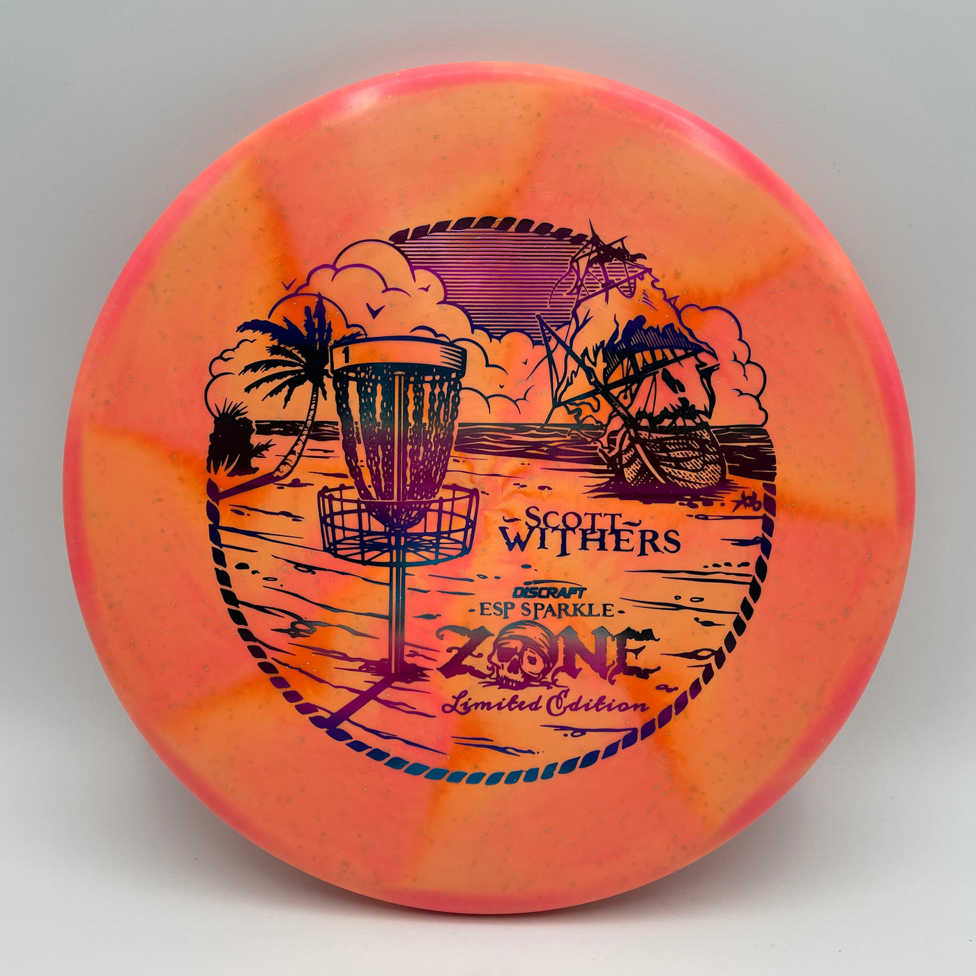 Scott Withers ESP Sparkle Zone - Winter Sunset Stamp