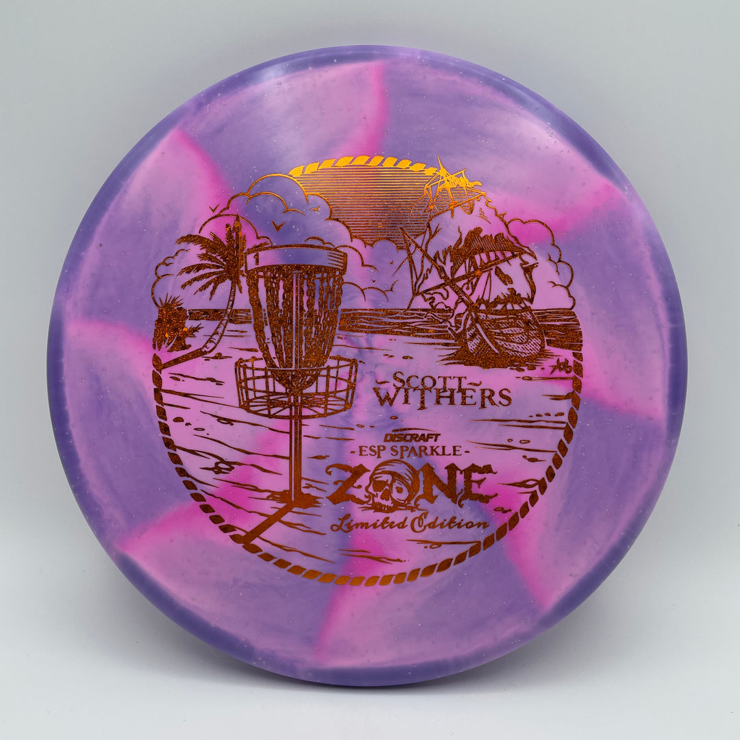 Scott Withers ESP Sparkle Zone - Orange Hidden Stars Stamp