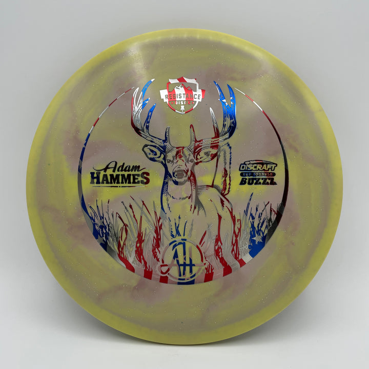 Adam Hammes ESP Sparkle Buzzz - 175-176g Flag