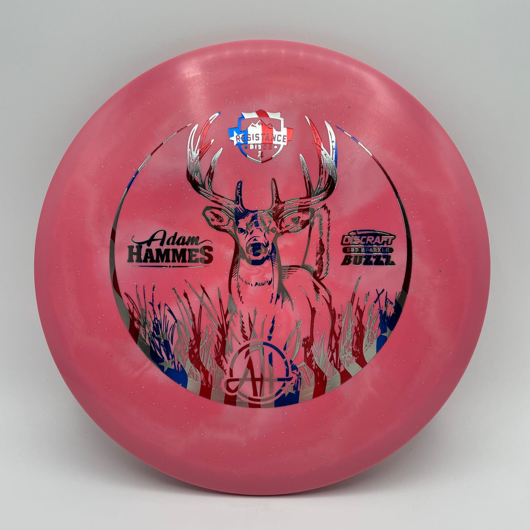 Adam Hammes ESP Sparkle Buzzz - 175-176g Flag