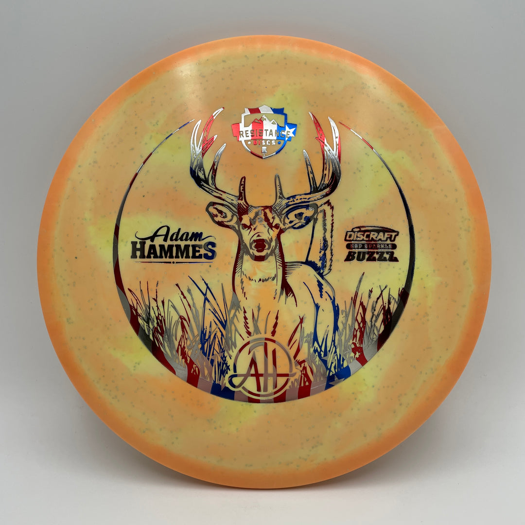 Adam Hammes ESP Sparkle Buzzz - 175-176g Flag