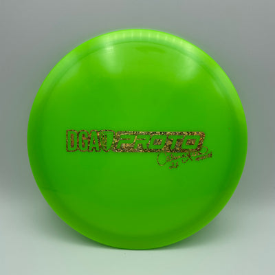 173-174 Green with Gold Shatter Sparkle